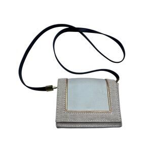 Hare + Hart | Mini Canvas Leather Clutch Crossbody Bag
